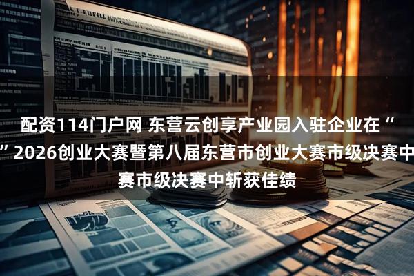 配资114门户网 东营云创享产业园入驻企业在“创赢未来”2026创业大赛暨第八届东营市创业大赛市级决赛中斩获佳绩